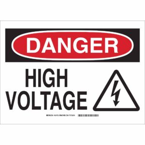 DANGER High Voltage Sign